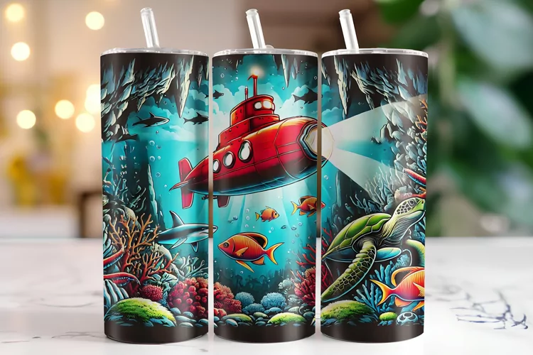 Submarine Tumbler Wrap | Sublimation | Tumblers