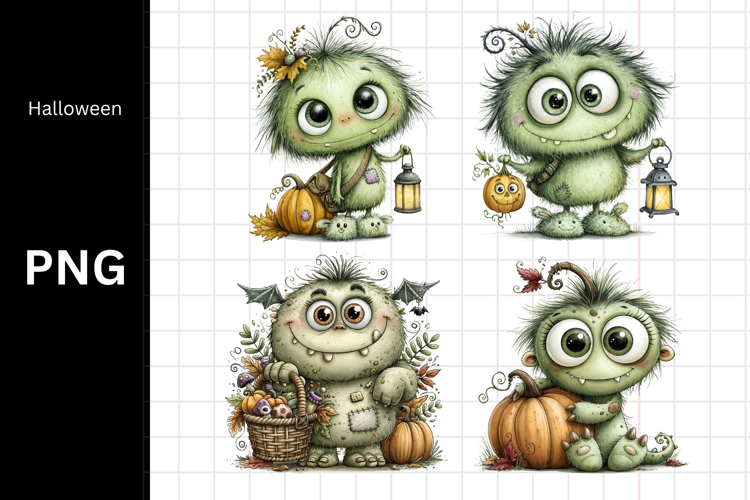 Halloween PNG, Monster PNG, Fall PNG