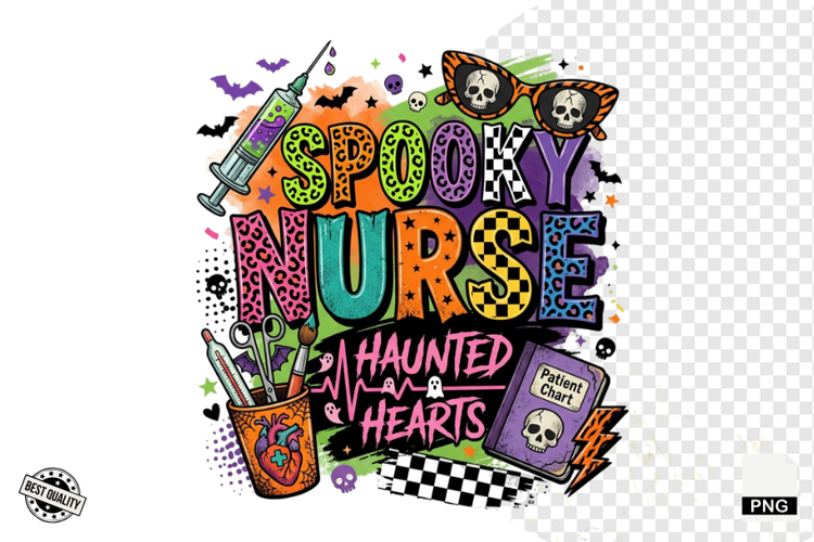 Halloween Nurse PNG Sublimation