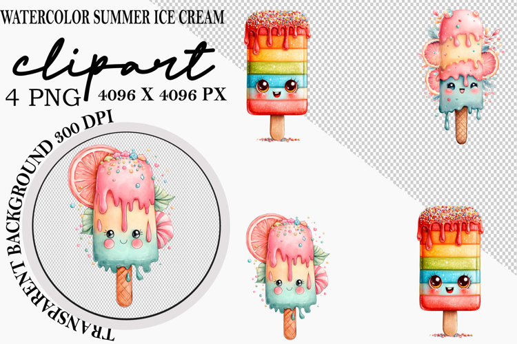 Cute Ice Cream Clipart Image 15