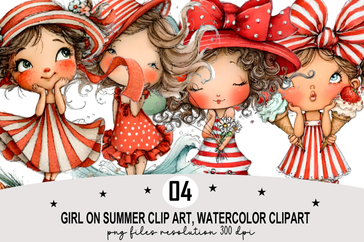 Cute Summer Clipart Image 6