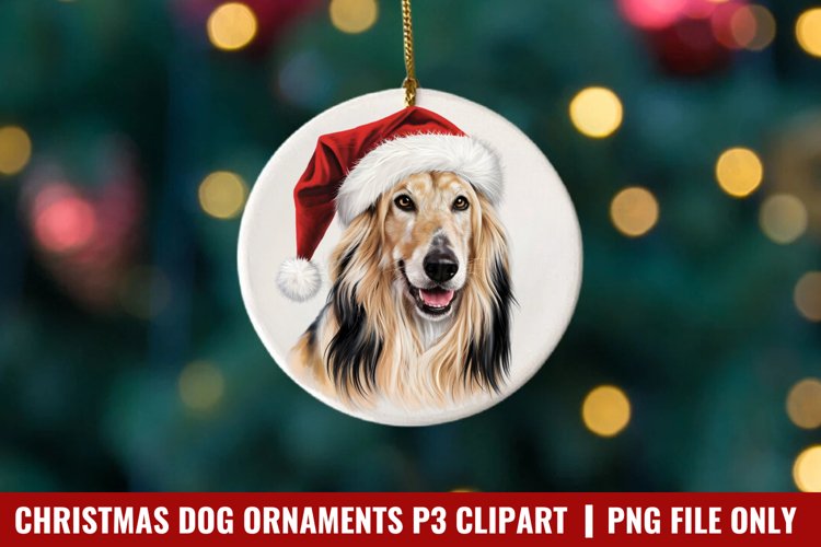 Breeds Of Christmas Dog Ornaments Clipart PNG