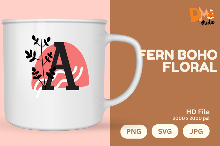 Boho Floral Svg Image 4