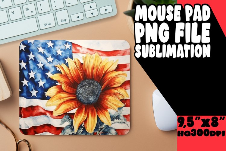 USA Independence Day Mouse Pad