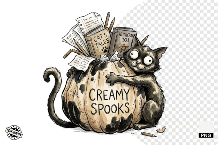 Halloween Black Cat Clipart