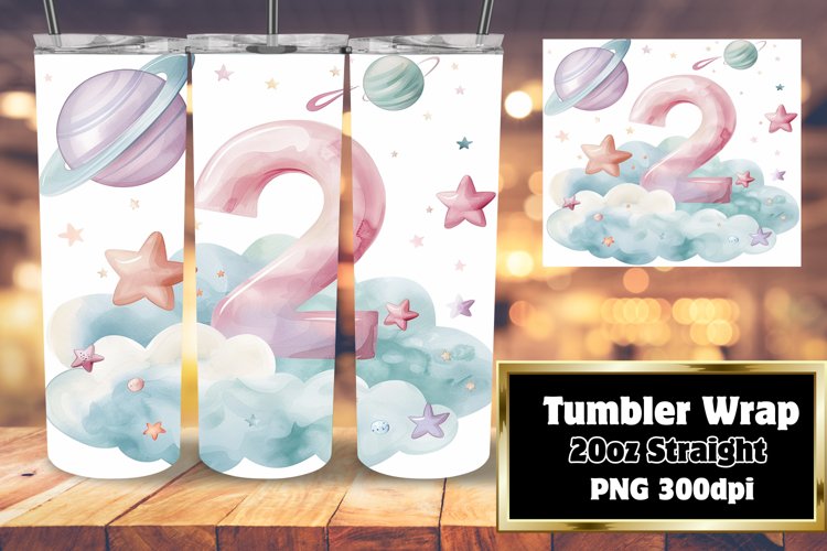 Numeric Harmony: Sublimation Tumbler 20oz Art