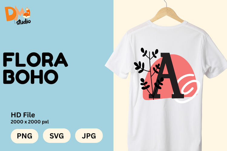Flora Boho Monogram