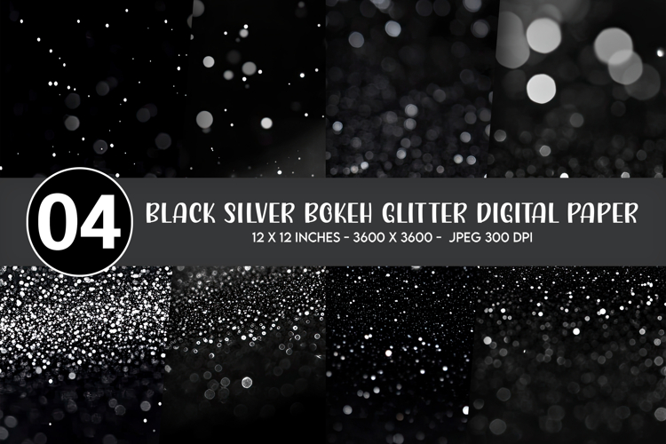 Silver Glitter Background Image 3