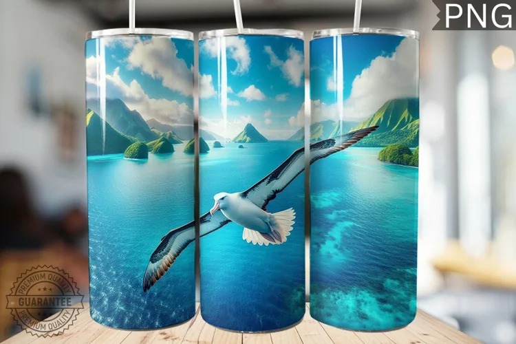 Albatross Tumbler Wrap - Albatross Tumbler Design