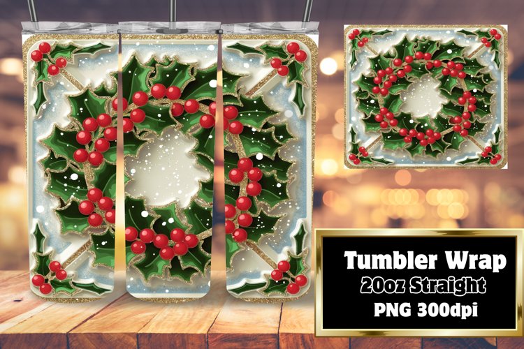 Christmas Tumbler Wrap Image 5