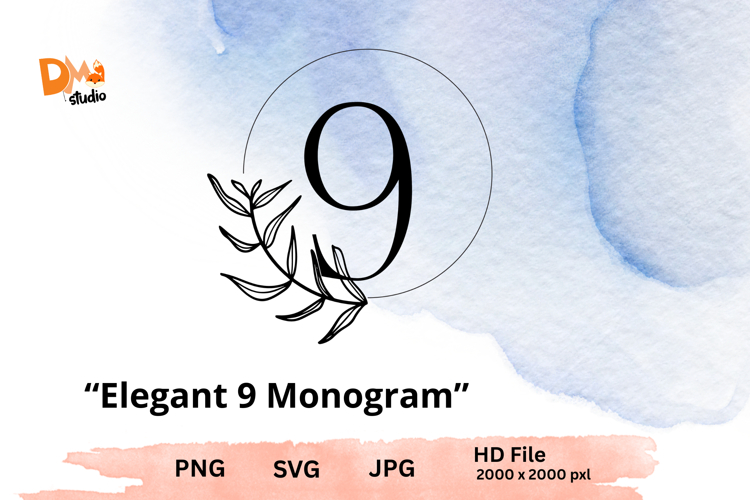 Elegant Monogram Timeless Serif Letter Set PNG | SVG | JPG