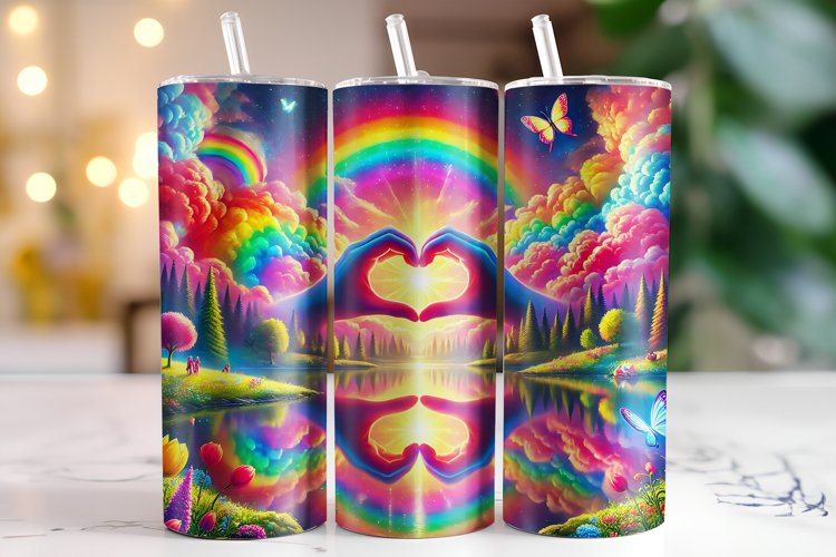 Love Tumbler Wrap | Sublimation | Tumblers example image 1