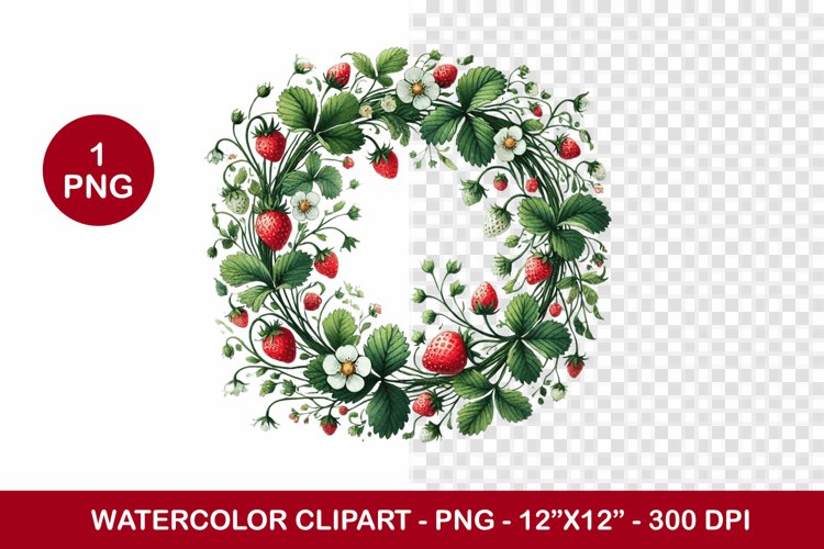 Watercolor Wreath Png Image 3
