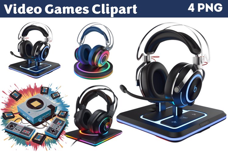 Video Games Clipart PNG example image 1
