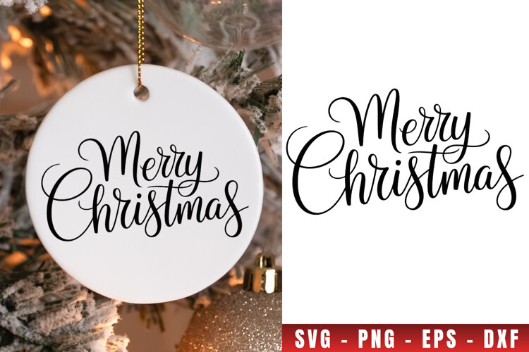 Merry Christmas Svg | Christmas svg | Svg cut file example image 1