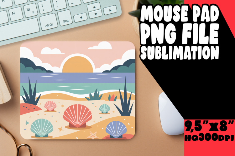 Colorful Raccoon   Bloom Mouse Pad Sublimation PNG