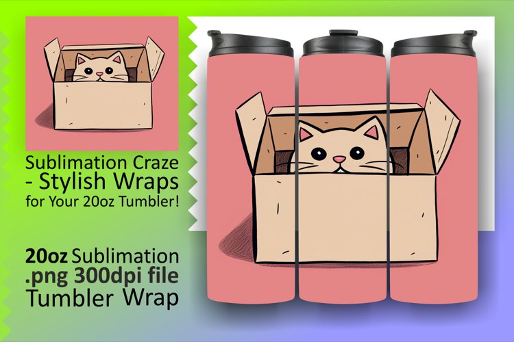 Tumbler Tales with Kitties: Pastel Sublimation