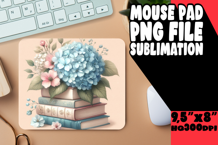 Timeless Mouse Pad Sublimation Style, Books