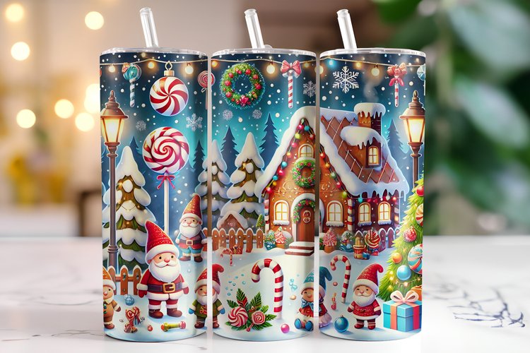 Christmas Tumbler Wrap | Sublimation | Tumblers