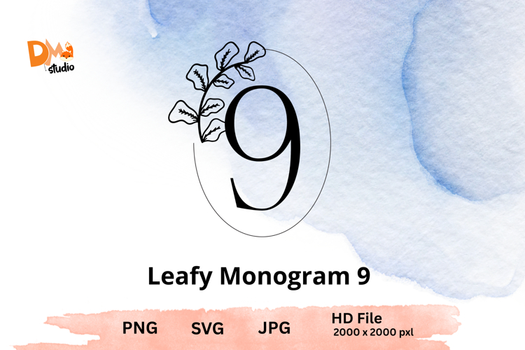 Minimalist Botanical Monogram