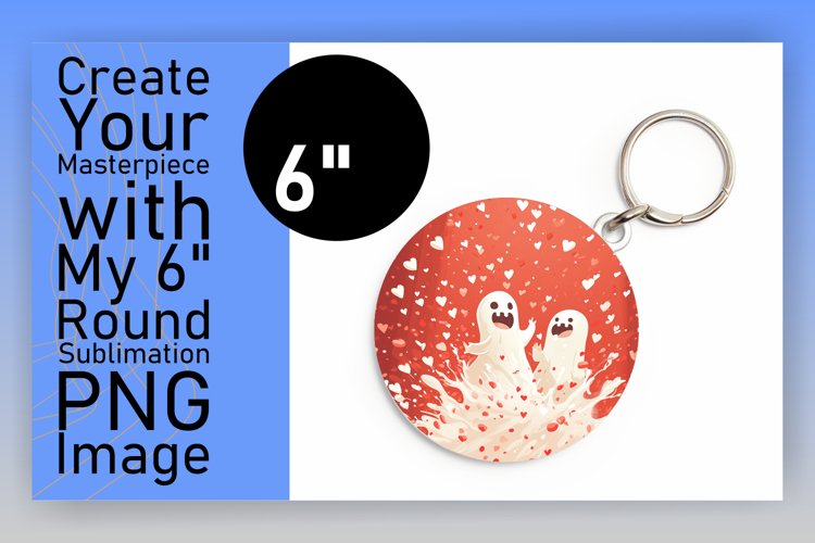 Cute Ghostly Circle Design