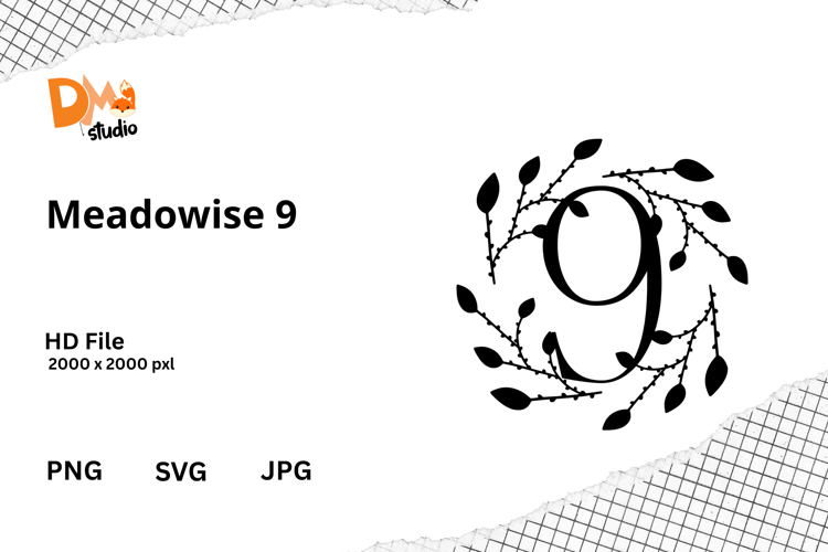 Floral Monogram Letter Svg Image 13