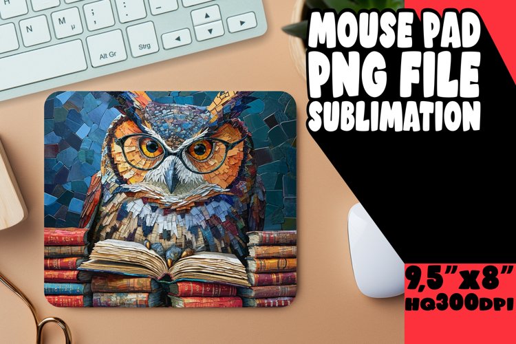 Smile-Inducing Sublimation Mouse Pad