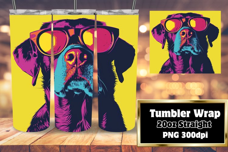 Whimsical Doggy Delights Tumbler Design