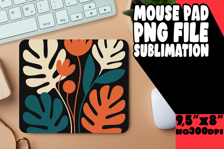 ENCHANTED desk pad Sublimation Style, Flowers