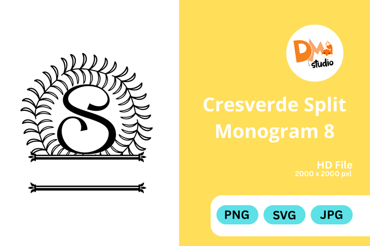 Cresverde Split Monogram