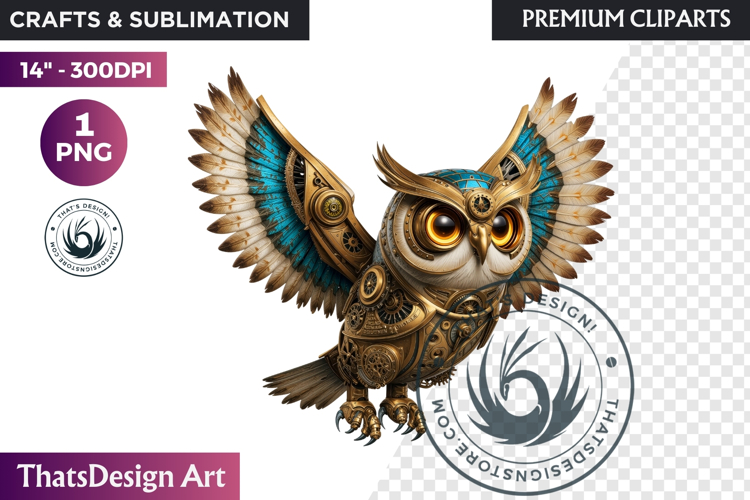 Steampunk Winter Fantasy Sublimation Graphics PNG clipart