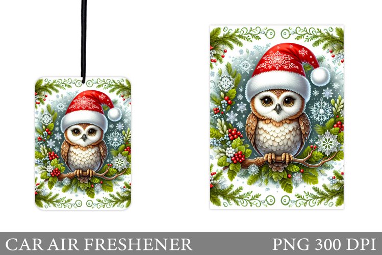 Cute Owl Car Air Freshener. Christmas Car Air Freshener