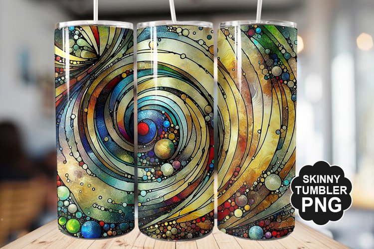 Stained On Stained Glass Tumbler Warp - Tumbler Design