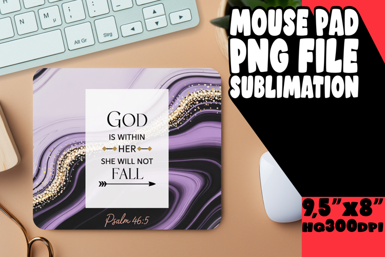 CHEERFUL mouse MAT Gift Inspiration, Religious