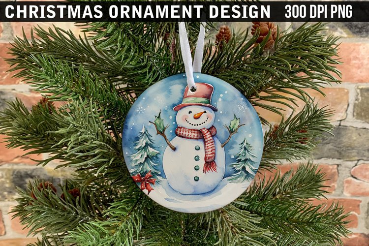 Christmas Ornament Sublimation PNG Design