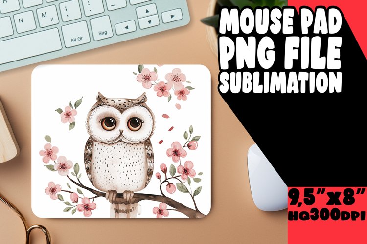Enchanting Wildlife: Spring Sublimation Mouse Pads