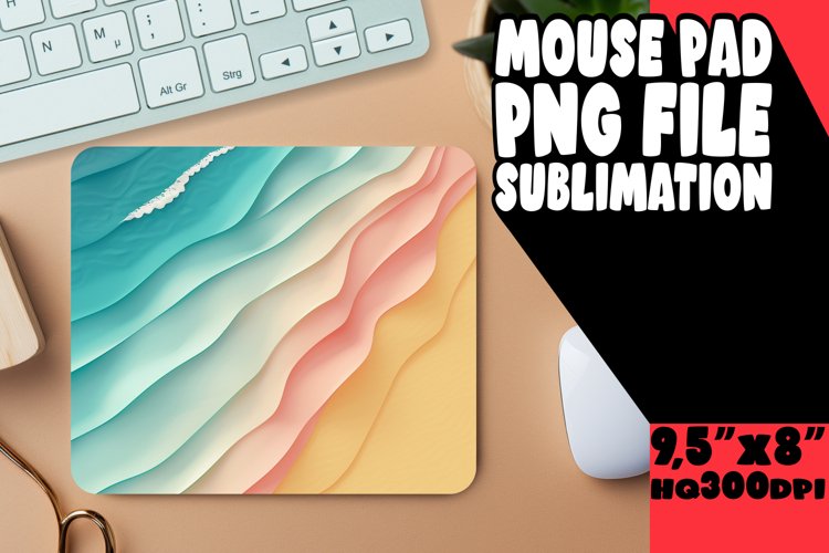 Unique Gradient Pattern Mouse Pad for Sublimation