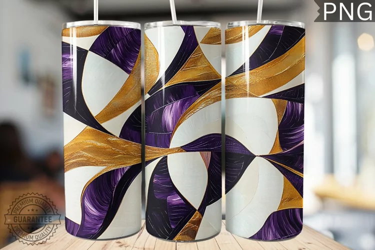 Abstract Pattern Tumbler Warp - High Quality 300 Dpi
