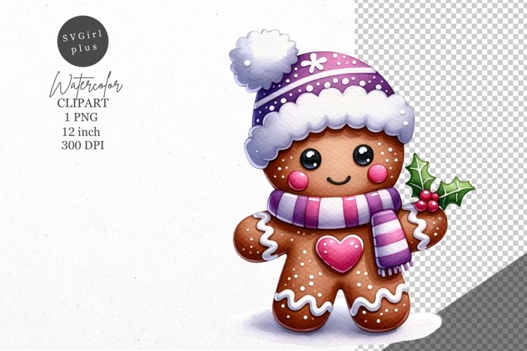 Winter Watercolor Clipart Image 9