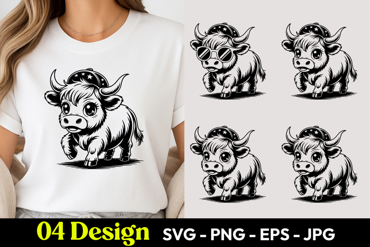 Cute Cartoon Cow Image 20