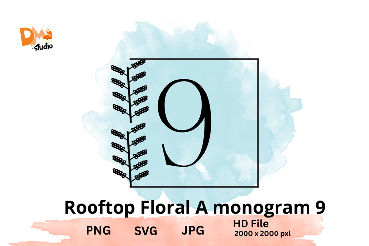 Rooftop Floral Monogram