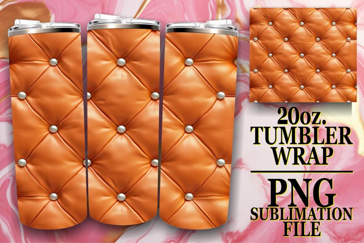 3D Texture Design Tumbler Wrap PNG