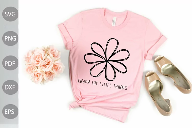 Enjoy the little things SVG Cut Files - Funny Quote SVG Desi
