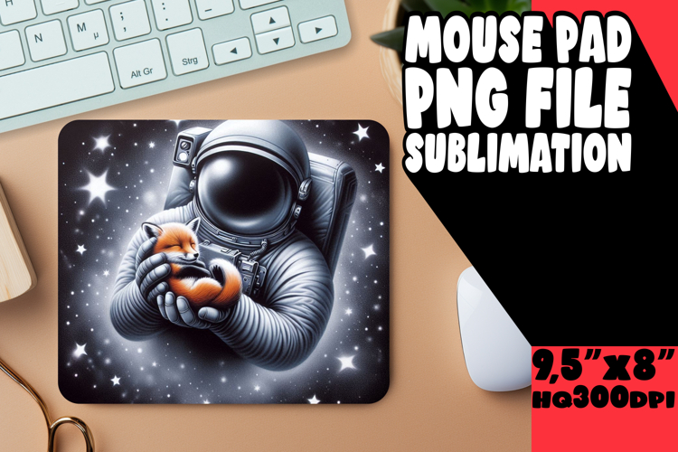 PLAYFUL MOUSE PAD DESIGN MAGIC, Astronaut