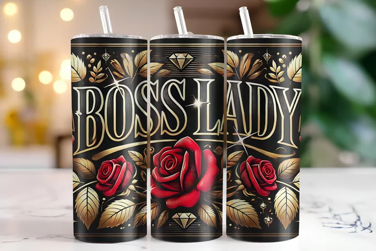 Boss lady Tumbler Wrap | Sublimation | Tumblers