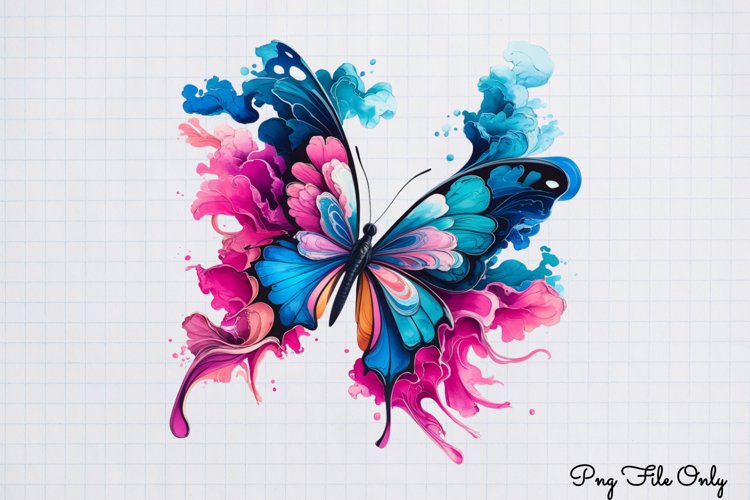 Smoke Butterflies Clipart PNG