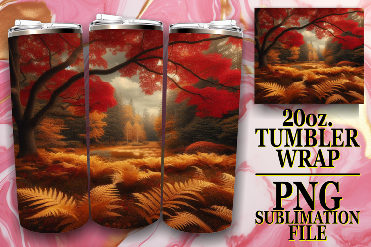 Thanksgiving Tumbler Wrap Image 2