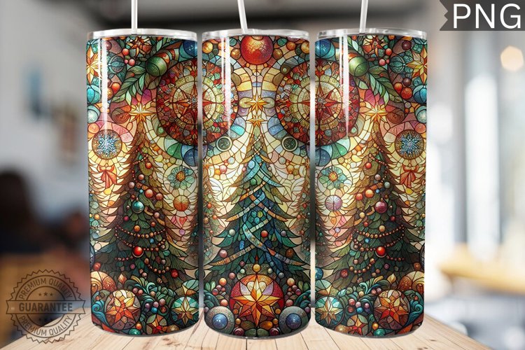Christmas Tree Tumbler Wrap Design |High Quality 300 Dpi