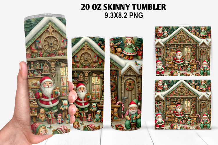 Christmas Tumbler Wrap Image 3