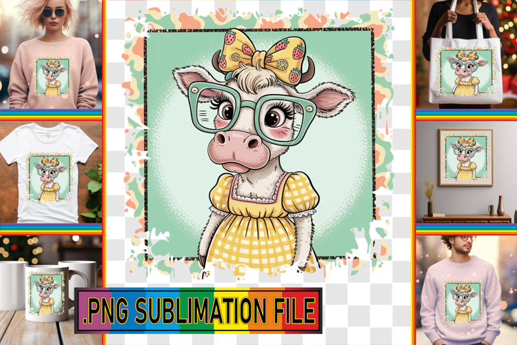 Cow Sublimation Designs Image 18